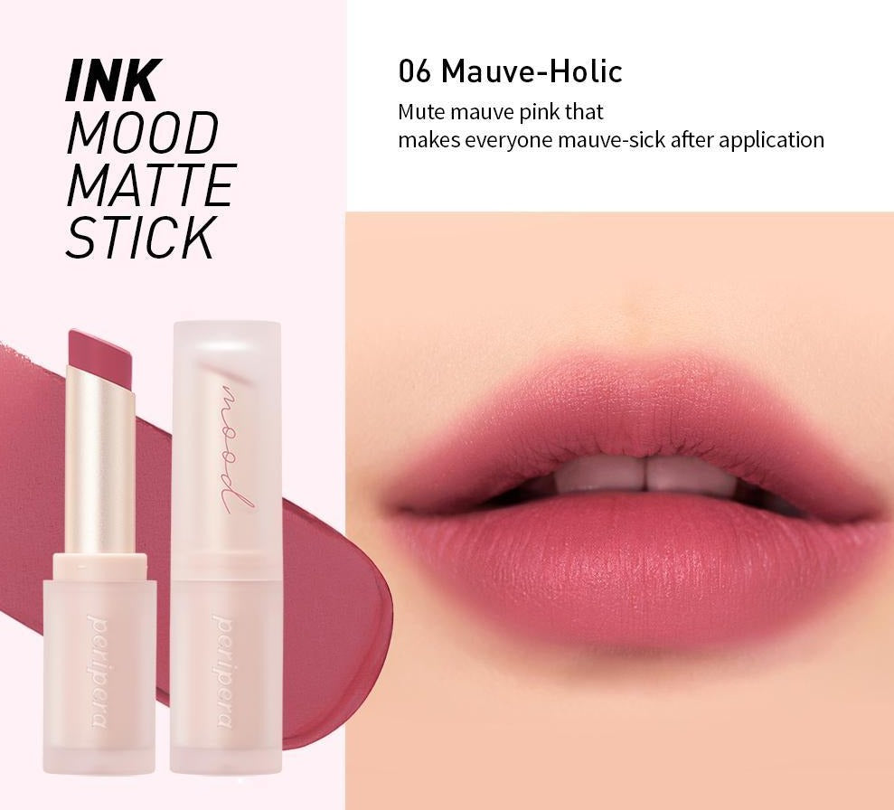 PERIPERA Ink Mood Matte Stick asian authentic genuine original korean skincare montreal toronto canada thekshop thekshop.ca natural organic vegan cruelty-free cosmetics kbeauty vancouver free shipping lipstick liptint kbeauty 