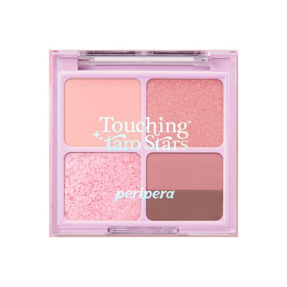 Peripera Ink Pocket Shadow Palette #Touching Taro Stars asian authentic genuine original korean skincare montreal toronto canada thekshop thekshop.ca natural organic vegan cruelty-free cosmetics kbeauty vancouver free shipping makeup eyes