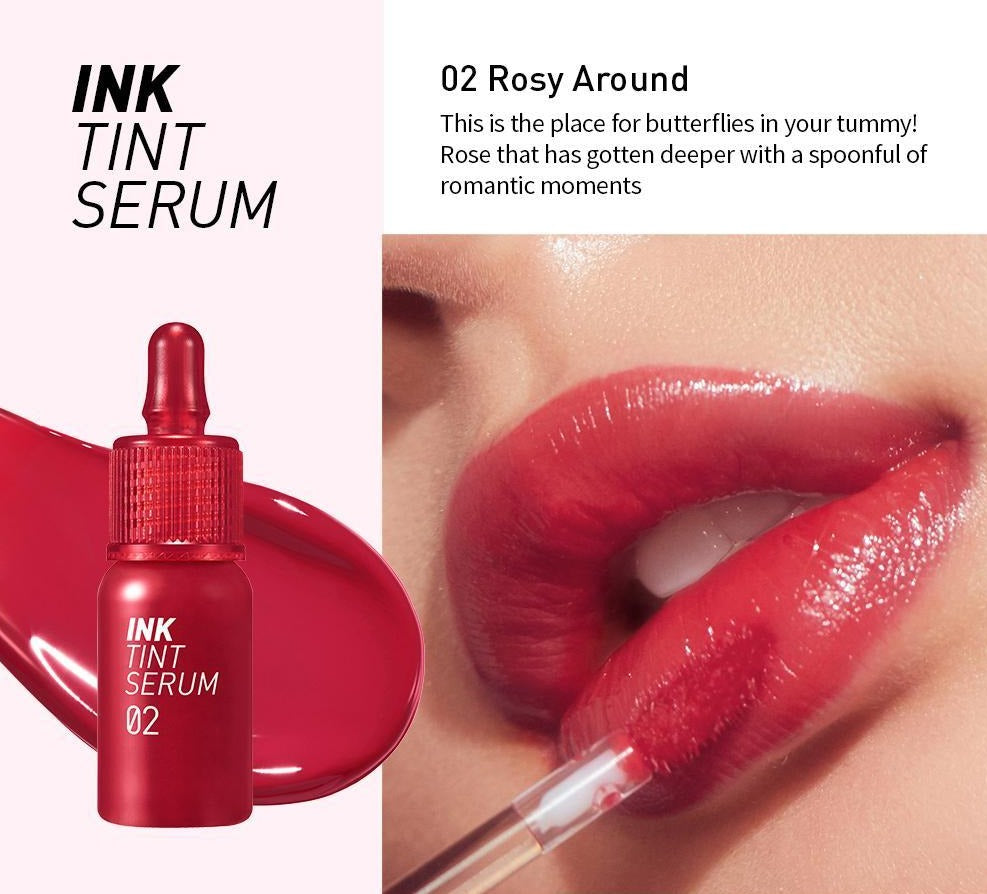 peripera ink tint serum 02 rosy around asian authentic genuine original korean skincare montreal toronto canada thekshop thekshop.ca natural organic vegan cruelty-free cosmetics kbeauty vancouver free shipping 