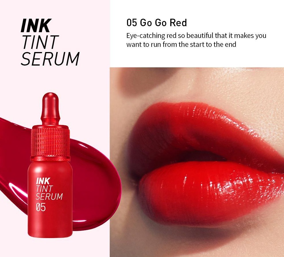 Peripera Ink Tint Serum asian authentic genuine original korean skincare montreal toronto canada thekshop thekshop.ca natural organic vegan cruelty-free cosmetics kbeauty vancouver free shipping  05_Go Go Red