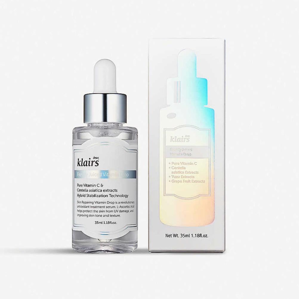 KLAIRS Freshly Juiced Vitamin Drop asian authentic genuine original korean skincare montreal toronto calgary canada thekshop thekshop.ca natural organic vegan cruelty-free cosmetics kbeauty vancouver free shipping clean beauty routine skin makeup 