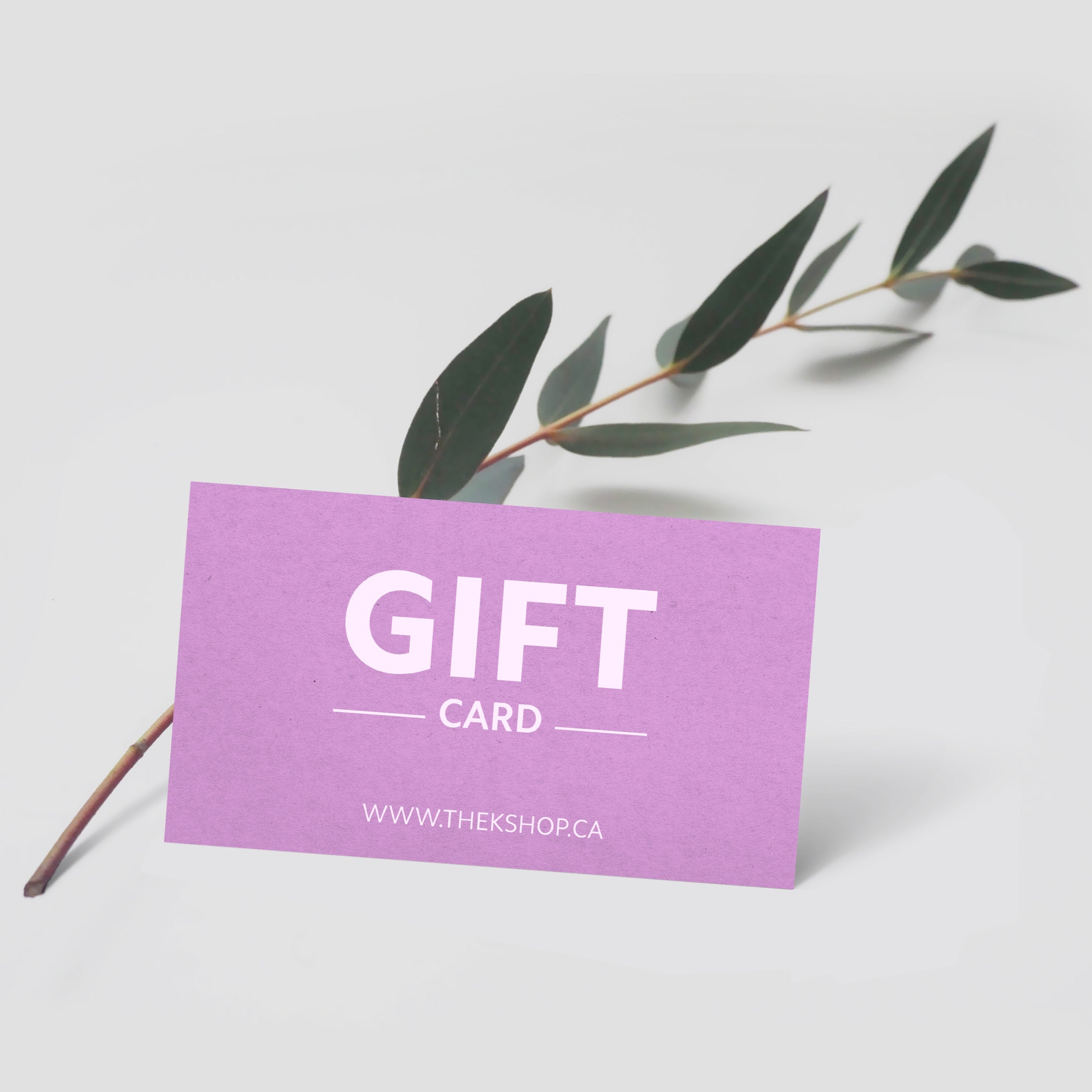 THEKSHOP Gift card asian korean skincare montreal toronto canada thekshop thekshop.ca natural organic vegan cruelty-free cosmetics