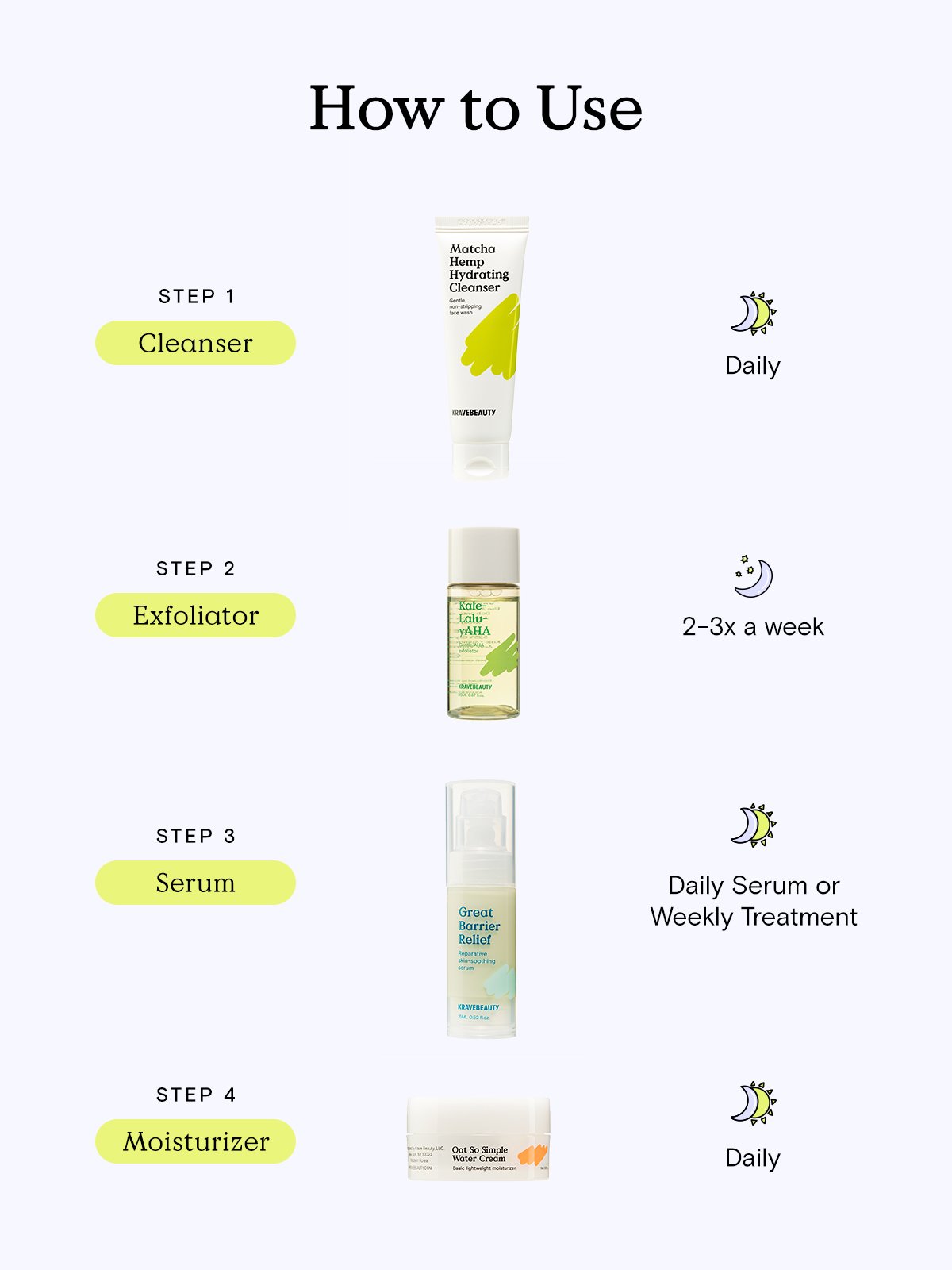 Krave Beauty Snack Pack Discovery Kit asian authentic genuine original korean skincare montreal toronto canada thekshop thekshop.ca natural organic vegan cruelty-free cosmetics kbeauty vancouver free shipping 