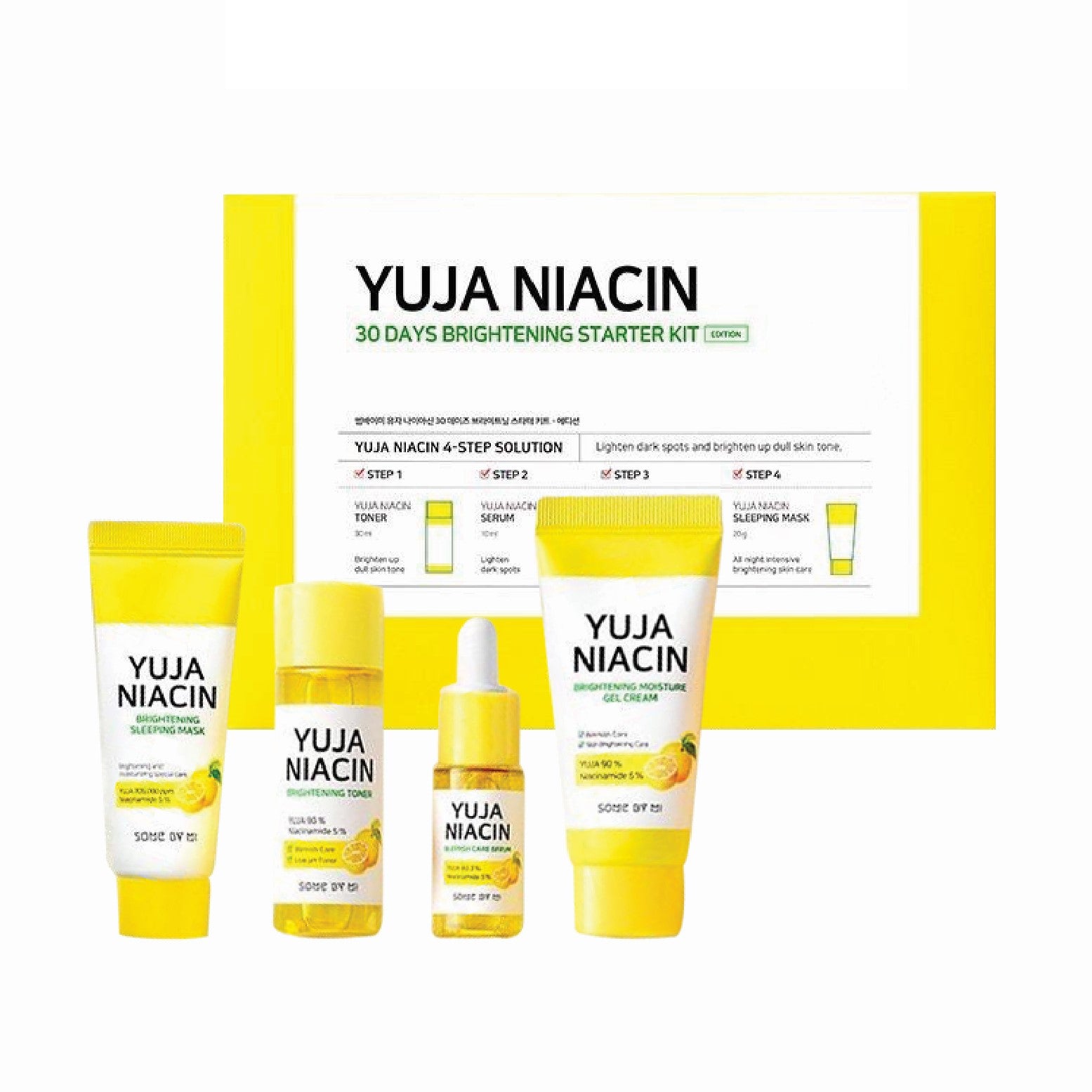 Some By Mi Yuja Niacin 30 Days Brightening Starter Kit Korean Skincare Cosmetics Canada Montreal Toronto thekshop thkeshop.ca