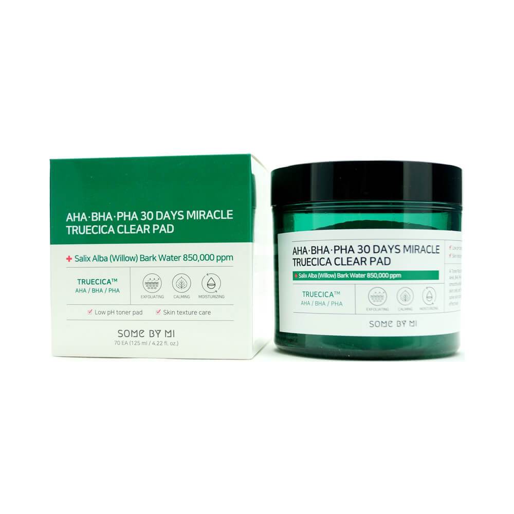 SOME BY MI AHA BHA PHA 30 Days Miracle Truecica Clear Pad asian authentic genuine original korean skincare montreal toronto canada thekshop thekshop.ca natural organic vegan cruelty-free cosmetics