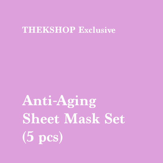 THEKSHOP Exclusive Anti-Aging Sheet Mask Set asian authentic genuine original korean skincare montreal toronto canada thekshop thekshop.ca natural organic vegan cruelty-free cosmetics kbeauty vancouver free shipping 
