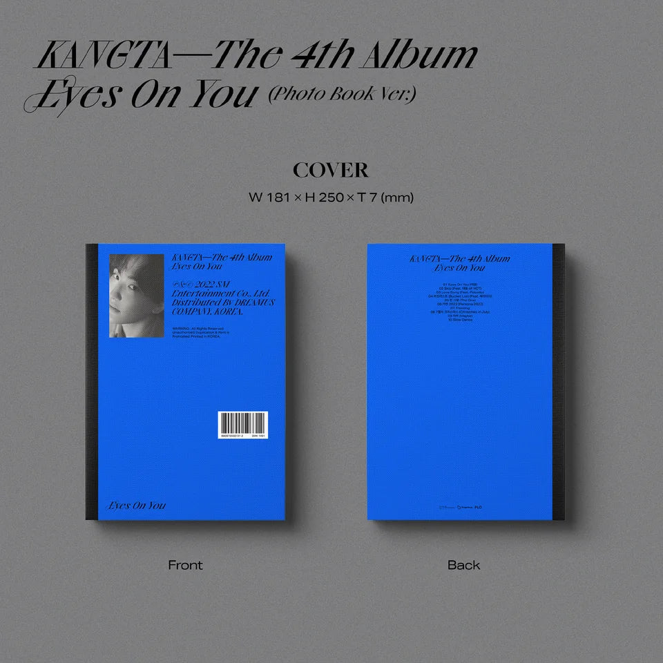KANGTA - [Eyes On You] 4th Album Photobook Ver. kpop canada montreal lightupk korean music album photocards idol kpopstar