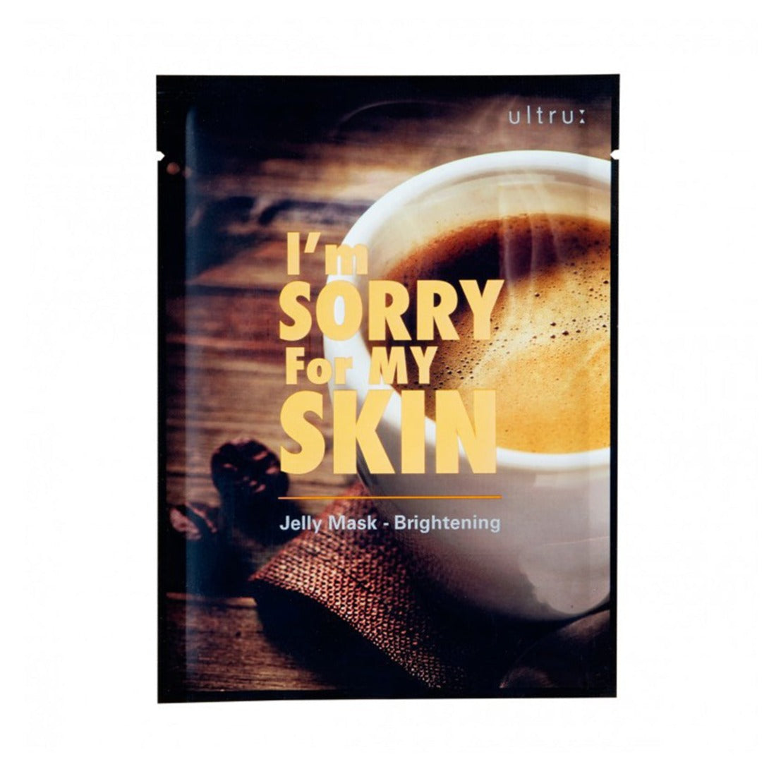 ULTRU I'm Sorry For My Skin Brightening Jelly Mask asian authentic genuine original korean skincare montreal toronto calgary canada thekshop thekshop.ca natural organic vegan cruelty-free cosmetics kbeauty vancouver free shipping clean beauty routine skin makeup