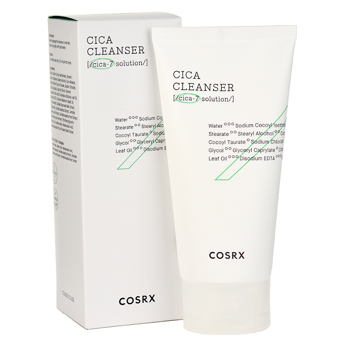 COSRX PURE FIT CICA CLEANSER asian authentic genuine original korean skincare montreal toronto calgary canada thekshop thekshop.ca natural organic vegan cruelty-free cosmetics kbeauty vancouver free shipping 