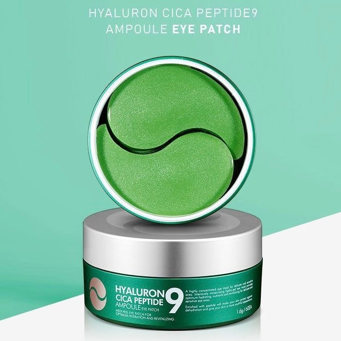 MEDI-PEEL Hyaluron Cica Peptide 9 Ampoule Eye Patch asian authentic genuine original korean skincare montreal toronto calgary canada thekshop thekshop.ca natural organic vegan cruelty-free cosmetics kbeauty vancouver free shipping clean beauty routine skin makeup 