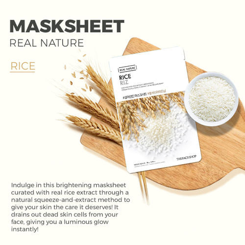 THE FACE SHOP Real Nature Rice Face Mask