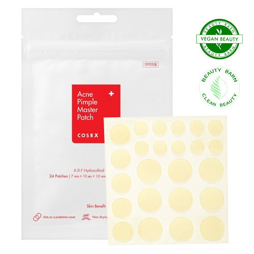 COSRX Acne Pimple Master Patch (24 Patches) asian authentic genuine original korean skincare montreal toronto calgary canada thekshop thekshop.ca natural organic vegan cruelty-free cosmetics kbeauty vancouver free shipping