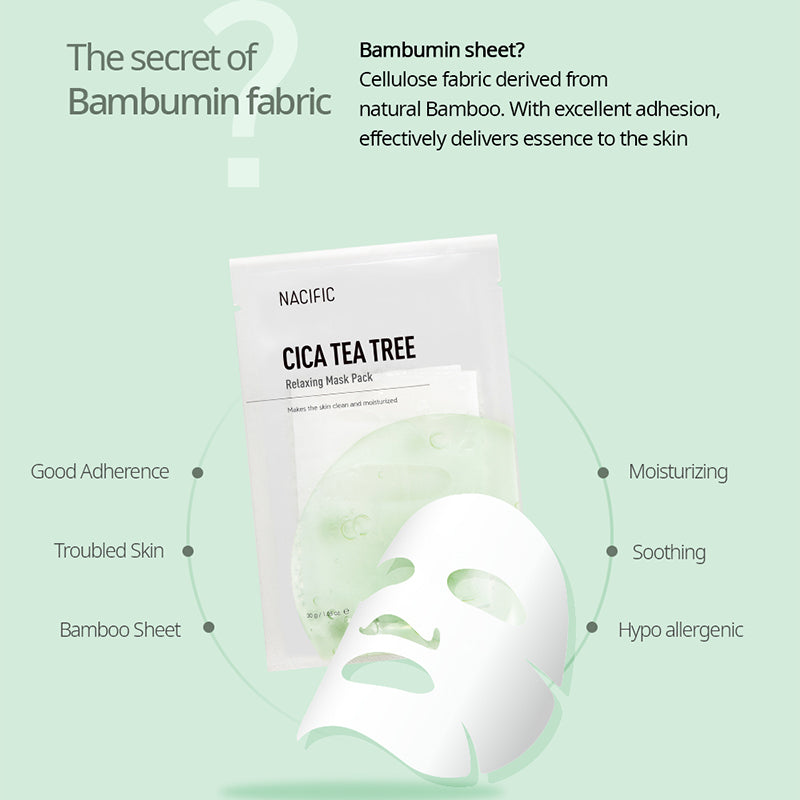 NACIFIC Cica Teatree Relaxing Mask