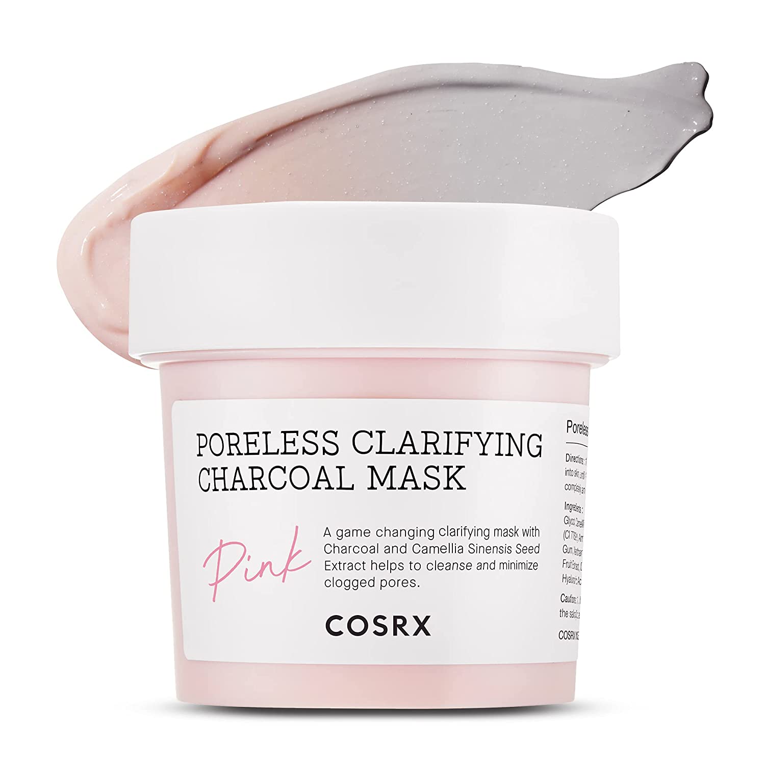COSRX Pink Pore Clarifying Charcoal Mask asian authentic genuine original korean skincare montreal toronto canada thekshop thekshop.ca natural organic vegan cruelty-free cosmetics kbeauty vancouver free shipping 