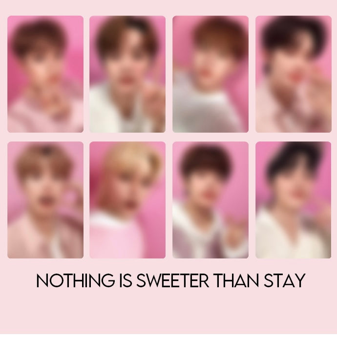 🧁 STAYZ SWEET Selfie-Edition Photocard Event asian authentic genuine original korean skincare montreal toronto calgary canada thekshop thekshop.ca natural organic vegan cruelty-free cosmetics kbeauty vancouver free shipping clean beauty routine skin makeup kpop stayz stan fandom photocard stray kids  nacific