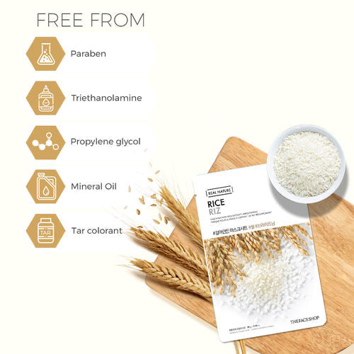 THE FACE SHOP Real Nature Rice Face Mask