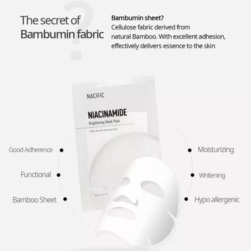 NACIFIC Niacinamide Masque Éclaircissant