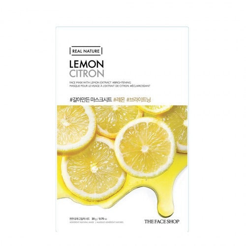 THEFACESHOP Real Nature Face Mask Lemon