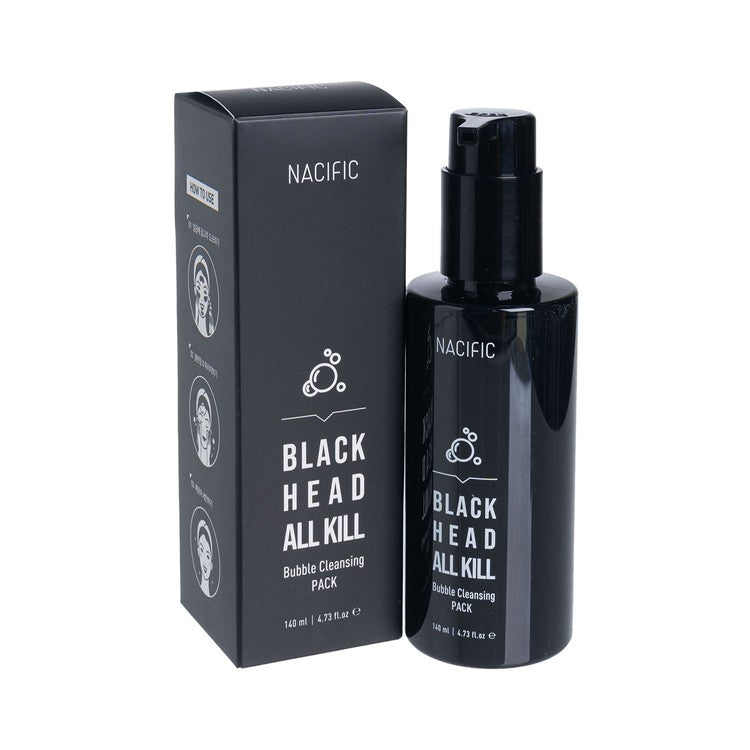 NACIFIC Blackhead All Kill Bubble Cleansing Pack asian authentic genuine original korean skincare montreal toronto canada thekshop thekshop.ca natural organic vegan cruelty-free cosmetics kbeauty vancouver free shipping