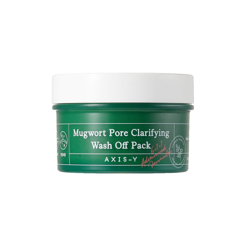 AXIS-Y Mugwort Pore Clarifying Wash-Off Pack asian authentic genuine original korean skincare montreal toronto canada thekshop thekshop.ca natural organic vegan cruelty-free cosmetics