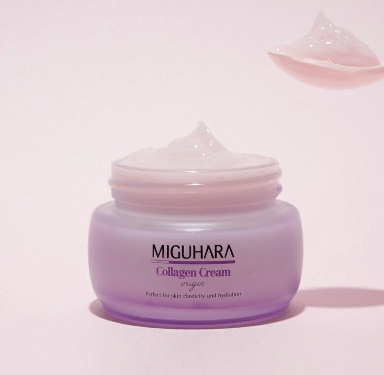 miguhara collagen cream origin  asian authentic genuine original korean skincare montreal toronto calgary canada thekshop thekshop.ca natural organic vegan cruelty-free cosmetics kbeauty vancouver free shipping  