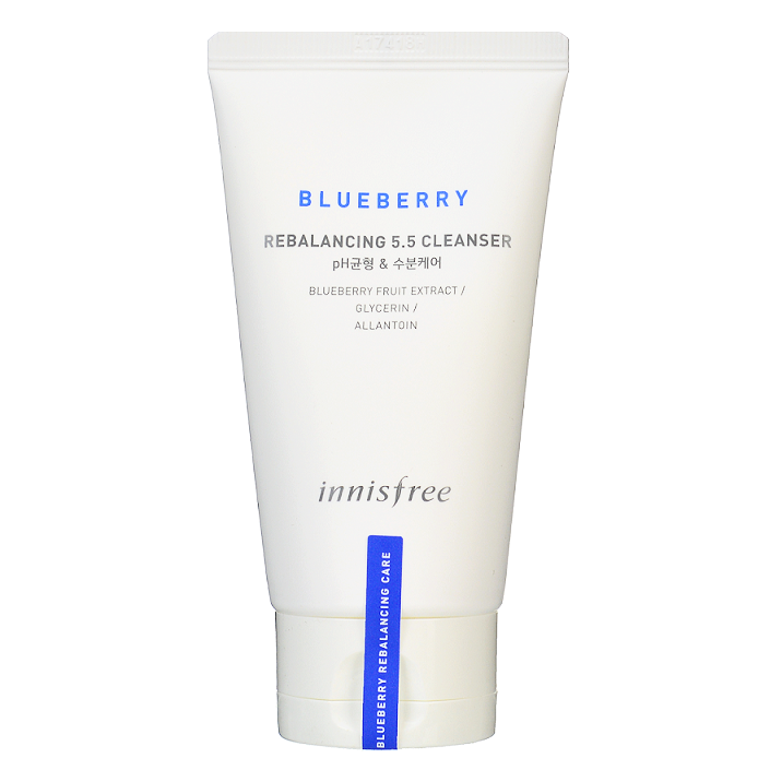 Innisfree Blueberry Rebalancing 5.5 Cleanser asian authentic genuine original korean skincare montreal toronto calgary canada thekshop thekshop.ca natural organic vegan cruelty-free cosmetics kbeauty vancouver free shipping clean beauty routine skin makeup