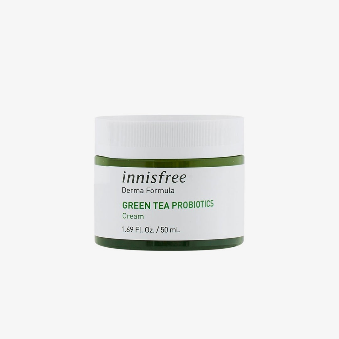 asian authentic genuine original korean skincare montreal toronto calgary canada thekshop thekshop.ca natural organic vegan cruelty-free cosmetics kbeauty vancouver free shipping  Innisfree Derma Green Tea Probiotics Cream 