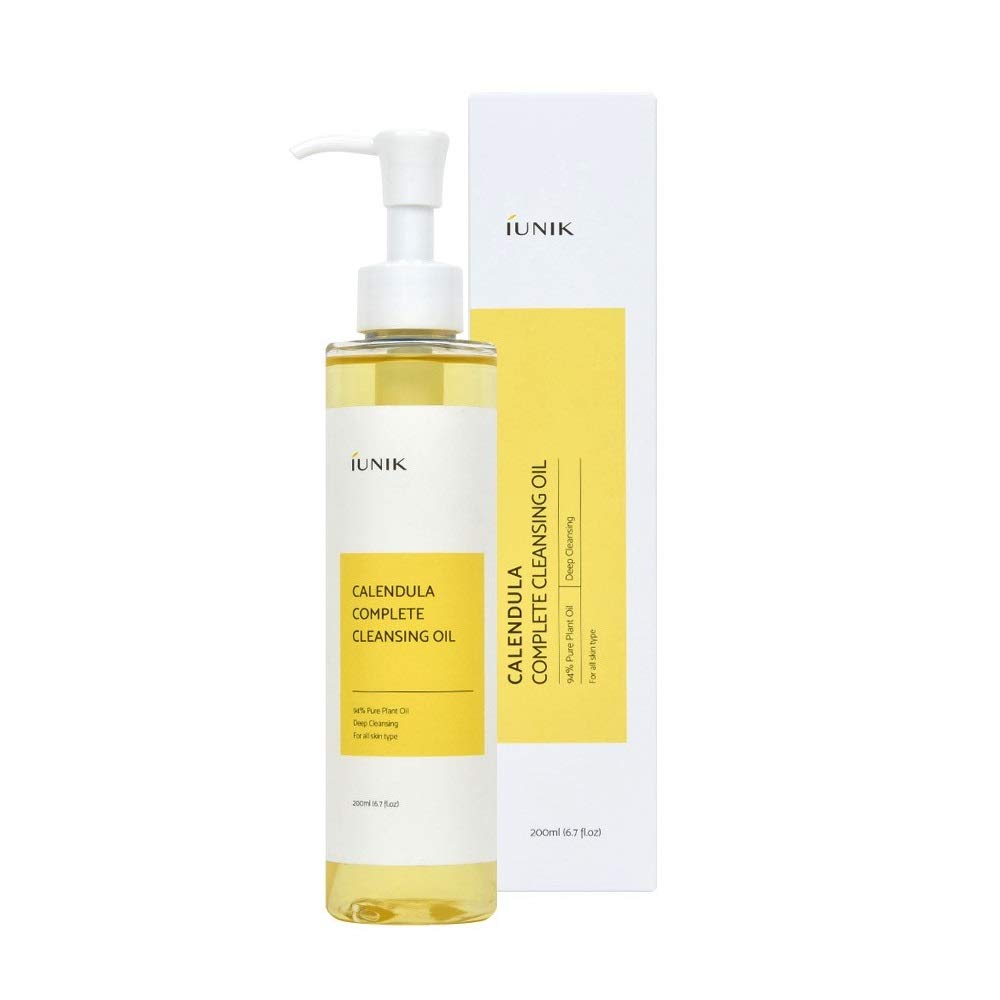 iunik calendula complete cleansing oil asian authentic genuine original korean skincare montreal toronto calgary canada thekshop thekshop.ca natural organic vegan cruelty-free cosmetics kbeauty vancouver free shipping clean beauty routine skin makeup