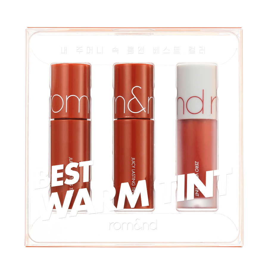 rom&nd BEST WARM TINT asian authentic genuine original korean skincare montreal toronto canada thekshop thekshop.ca natural organic vegan cruelty-free cosmetics kbeauty vancouver free shipping makeup lip tint romand kbeauty 