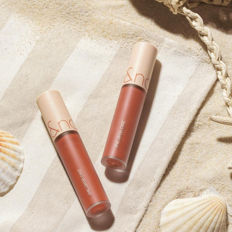 rom&nd Zero Velvet Tint: Shell Beach Nude asian authentic genuine original korean skincare montreal toronto canada thekshop thekshop.ca natural organic vegan cruelty-free cosmetics kbeauty vancouver free shipping 