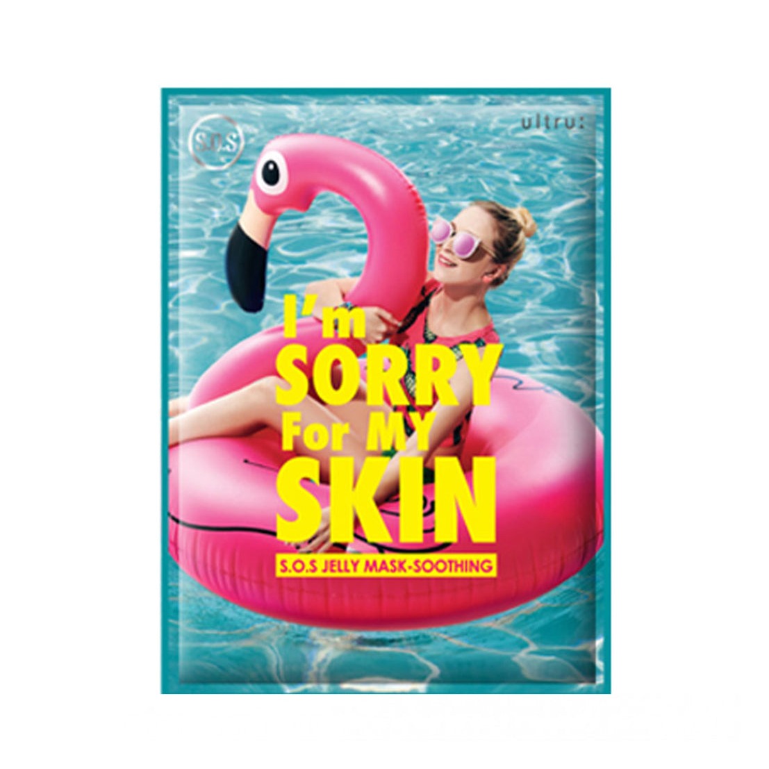 ULTRU I'm Sorry For My Skin S.O.S Soothing Jelly Mask asian authentic genuine original korean skincare montreal toronto calgary canada thekshop thekshop.ca natural organic vegan cruelty-free cosmetics kbeauty vancouver free shipping clean beauty routine skin makeup