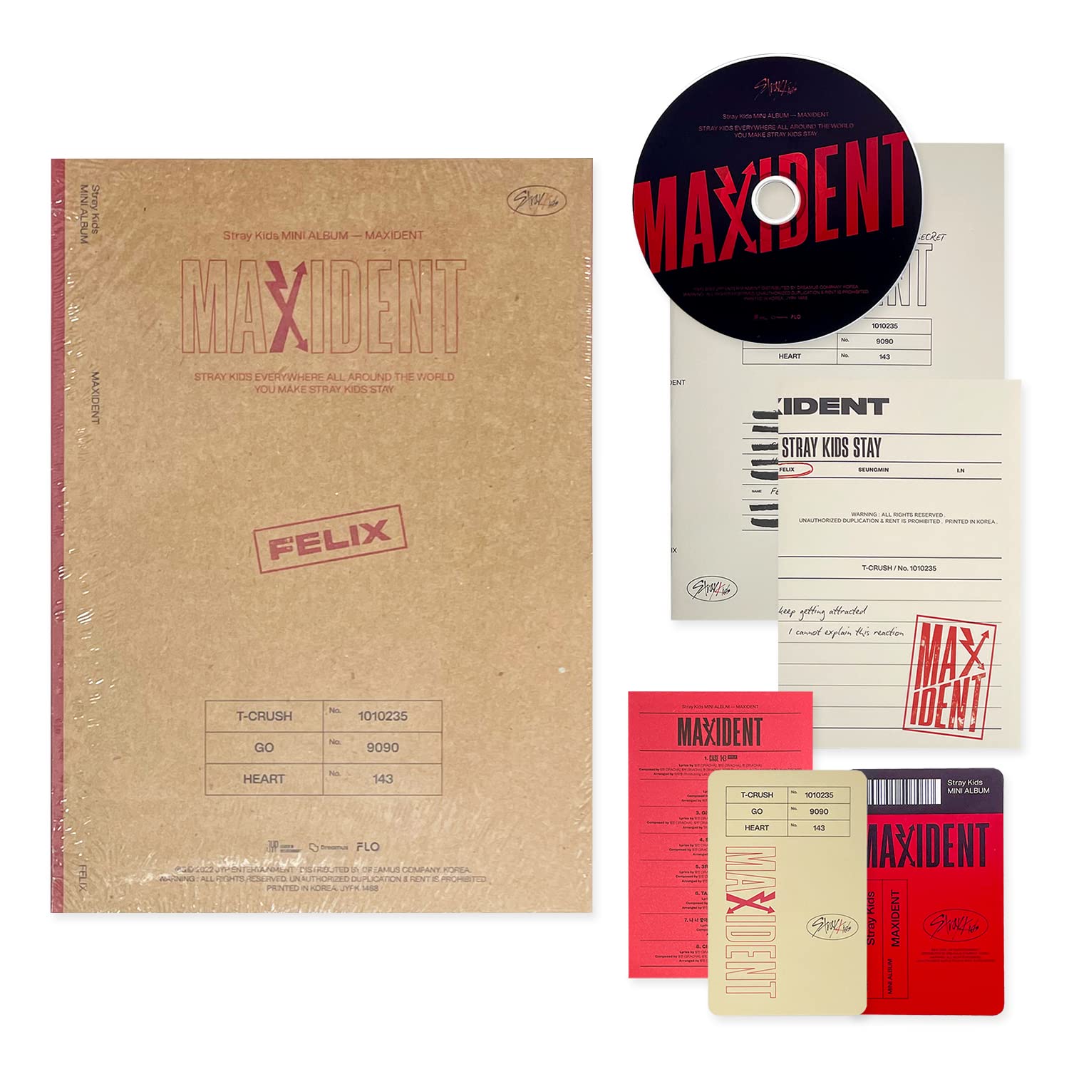 STRAY KIDS Mini Album - MAXIDENT (Case Ver.) – thekshop.ca