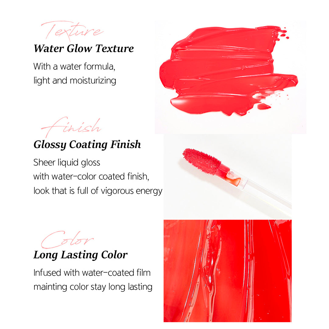 Nacific Shine Mood Slick Lip Tint asian authentic genuine original korean skincare montreal toronto calgary canada thekshop thekshop.ca natural organic vegan cruelty-free cosmetics kbeauty vancouver free shipping  swatches